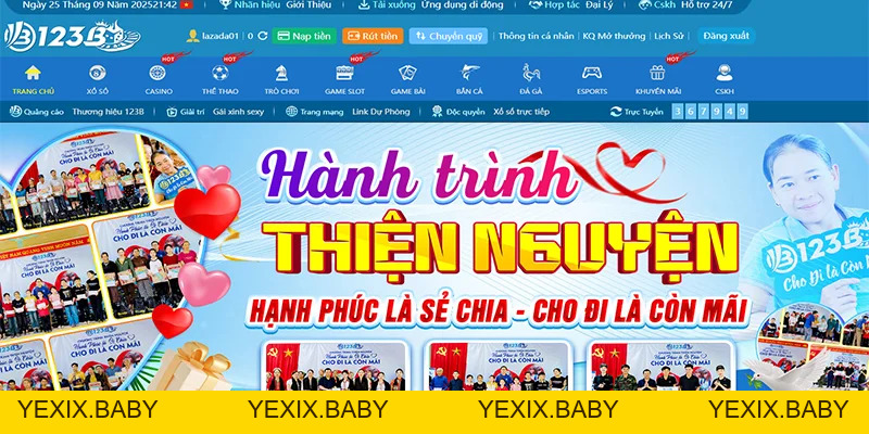 Review nhà cái 123B – Sân chơi cá cược uy tín hàng đầu - YEXIX Review nhà cái 123B – Sân chơi cá cược uy tín hàng đầu - YEXIX