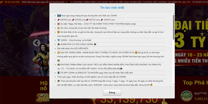 Review 33win: Nhà cái trực tuyến có đáng để trải nghiệm? - YEXIX Review 33win: Nhà cái trực tuyến có đáng để trải nghiệm? - YEXIX